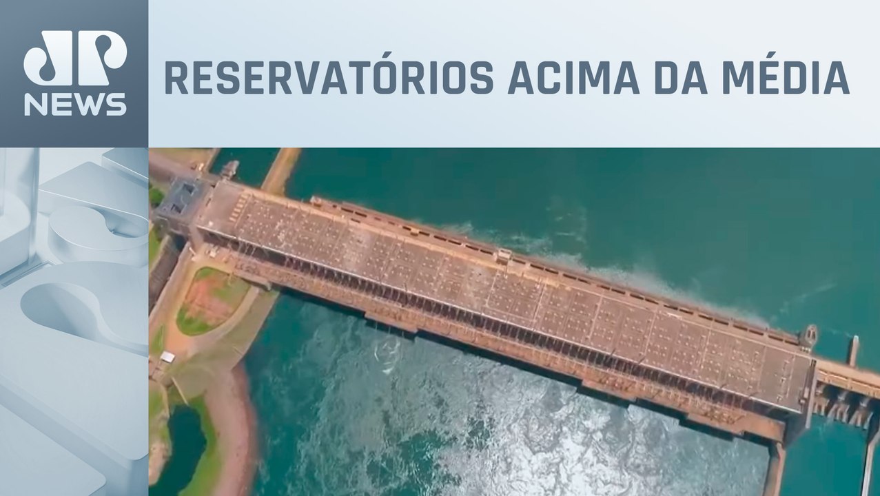 Reservatórios das usinas hidrelétricas estão 60% acima do nível da capacidade
