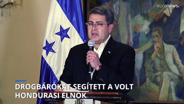 Drogkereskedőkkel való összeesküvésért elítélték a volt hondurasi elnököt az Egyesült Államokban