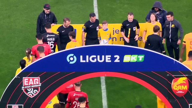 J10 EN AVANT GUINGAMP - QUEVILLY-ROUEN METROPOLE (2 - 2) - Résumé - (EAG - QRM) 2023-2024