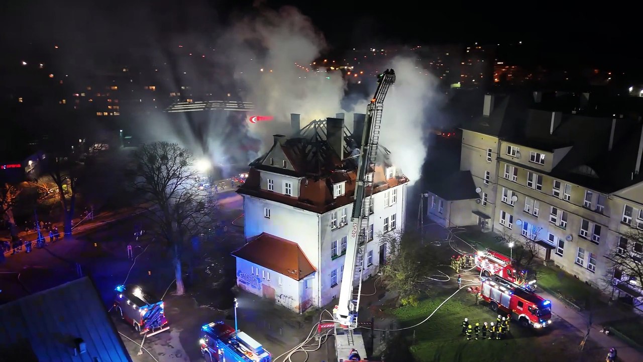 Pożar przy ul. Karabinierów w Grudziądzu. Zginęła jedna osoba