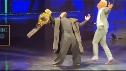 Cody Rhodes & Seth Rollins Woah together off air after slapping The Rock mouth on WWE SMACKDOWN