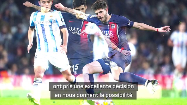 Luis Enrique : “Beraldo, c'est comme s’il sortait du centre de formation”
