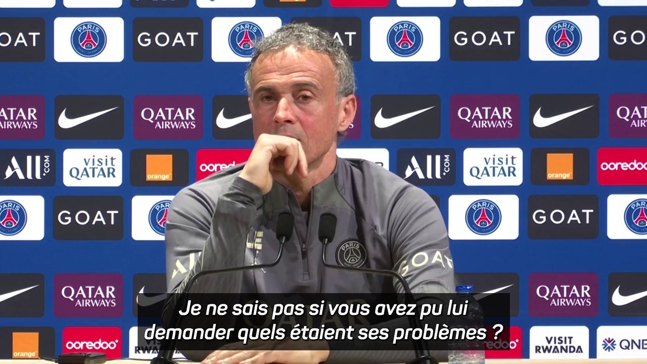 Luis Enrique sur la titularisation de Mbappé : "Ça dépendra du soleil"