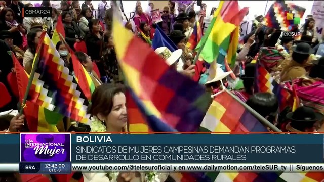 Mujeres campesinas Aimara han reivindicado su derecho a una mejor calidad de vida