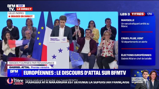 Gabriel Attal: Nous sommes les seuls vrais défenseurs de l'Europe dans le paysage politique français