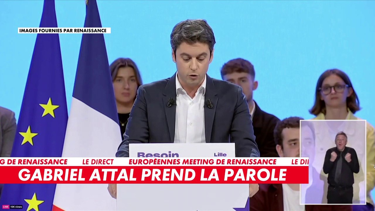 Gabriel Attal : «La France est notre fierté parce qu’elle est forte et elle ne le restera que si nous continuons à bâtir une Europe forte et puissante»