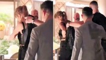 Travis Kelce Forcefully Give His Jacket to Taylor Swift During Dinner in Singapore