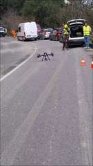 Vaiano (Prato), rilievi e lavori sulla frana che isola la vallata