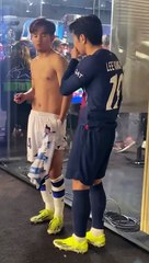 Kang-in Lee y el momentazo con Kubo y su camiseta