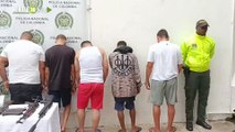 Operativo contra el microtráfico en Riohacha, deja 11 venezolanos capturados con fusiles y granadas