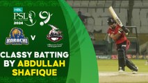 Classy Batting By Abdullah Shafique | Karachi vs Lahore | Match 26 | HBL PSL 9 | M1Z2U