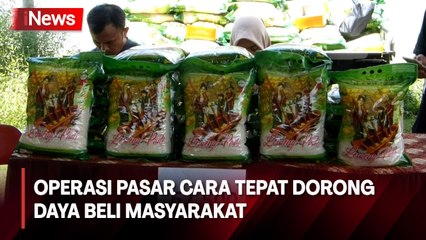 Operasi Pasar Dinilai Tepat untuk Tingkatkan Daya Beli Masyarakat yang Menurun