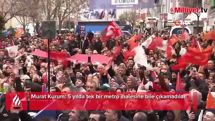 Murat Kurum: 5 yılda tek bir metro ihalesine bile çıkamadılar