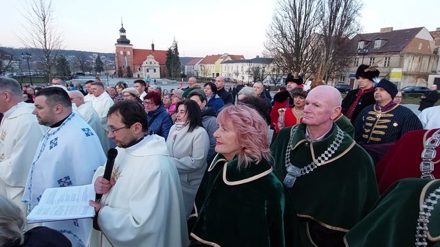 Powitanie obrazu Matki Bożej Częstochowskiej w parafii Św. Jana Chrzciciela we Włocławku