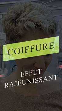 Coupe pour rajeunir couleur gris coloriste coiffeur Aix-en-Provence