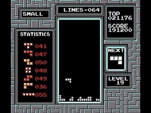 Tetris (USA) - Shrink Mode Gameplay