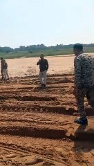 पुलिस के पहुंचने से पहले कैंथरी चंबल घाट से माफिया भागा