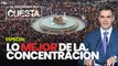 Los 9 mejores momentos de la concentración contra Sánchez