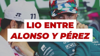 La imprudente acción de Checo que puso en peligro a Alonso y por la que fue sancionado