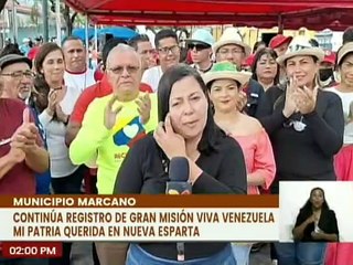 Cultores neoespartanos se suman a la segunda jornada de registro de la Gran Misión Viva Venezuela
