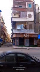 إنهيار بيت في اسكندريه اليوم