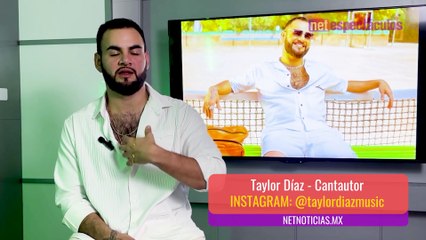 El cantautor Taylor Díaz promociona su nuevo tema Ojitos de Mar