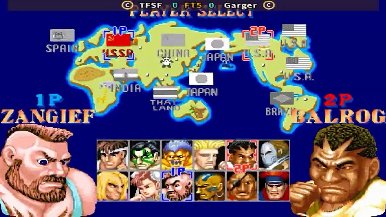 Street Fighter II'_ Hyper Fighting - TFSF vs Garger FT5