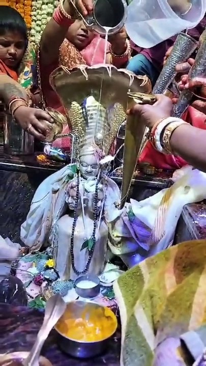 Video: Shiva Abhishek at Pataleshwar Temple