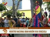 Cultores de Caracas participan en el registro nacional de la Gran Misión Viva Venezuela