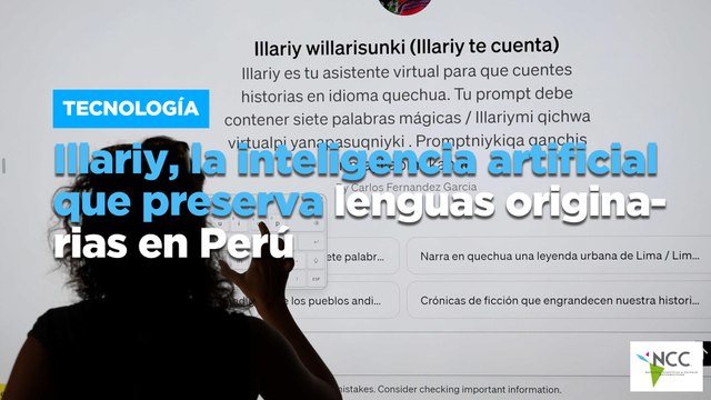 Illariy, la inteligencia artificial que preserva lenguas originarias en Perú