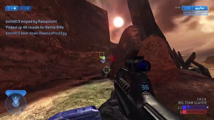 Halo 2 Classic Big Team - Big Team Slayer on Burial Mounds