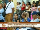 Caracas | UBCH de la parroq. Sucre postula a Nicolás Maduro para los próximos comicios electorales