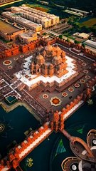 4K Ayodhya ke Ram Mandir wallpaper 4k Video indianvrv #rammandirayodhya #rammandirwallpaper