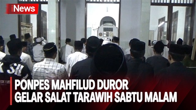 Gelar Salat Tarawih Sabtu Malam, Jemaah Ponpes Mahfilud Duror di Jember Puasa Lebih Awal
