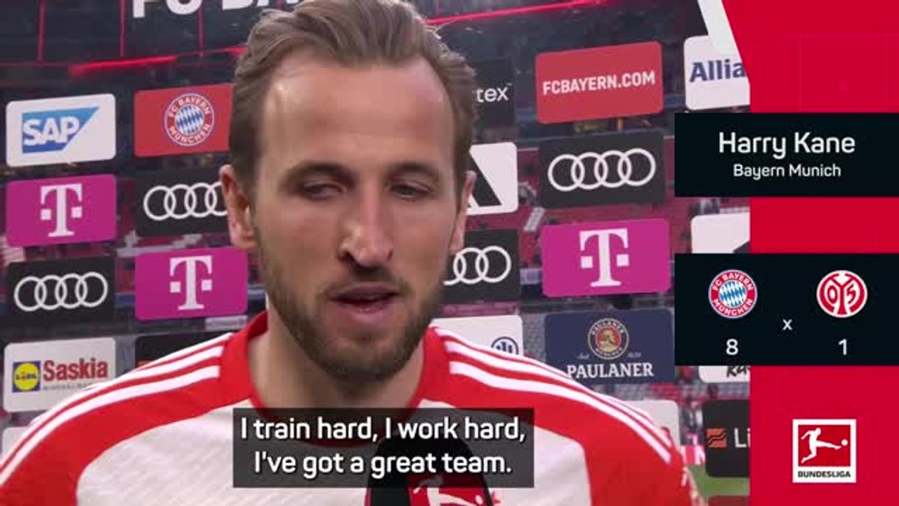 Kane gunning for goal record after stellar Mainz hat-trick