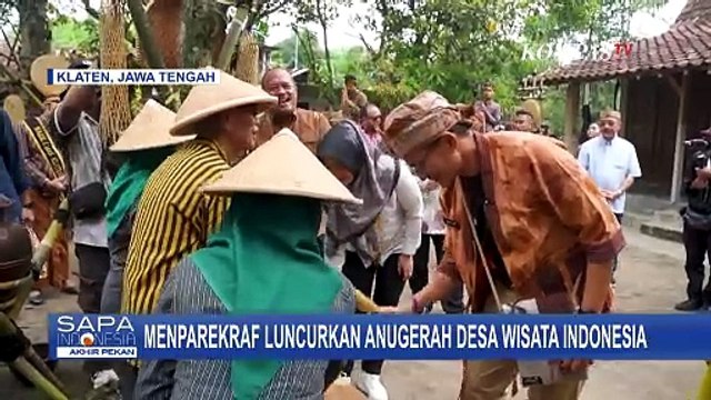 Menparekraf Luncurkan Anugerah Desa Wisata Indonesia 2024