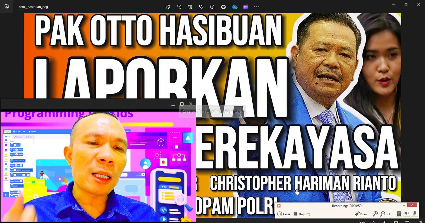 SERUAN: PAK OTTO HASIBUAN LAPORKAN PENIPU PEREKAYASA MUHAMMAD NUH AL-AZHAR KE BARESKRIM PROPAM POLRI