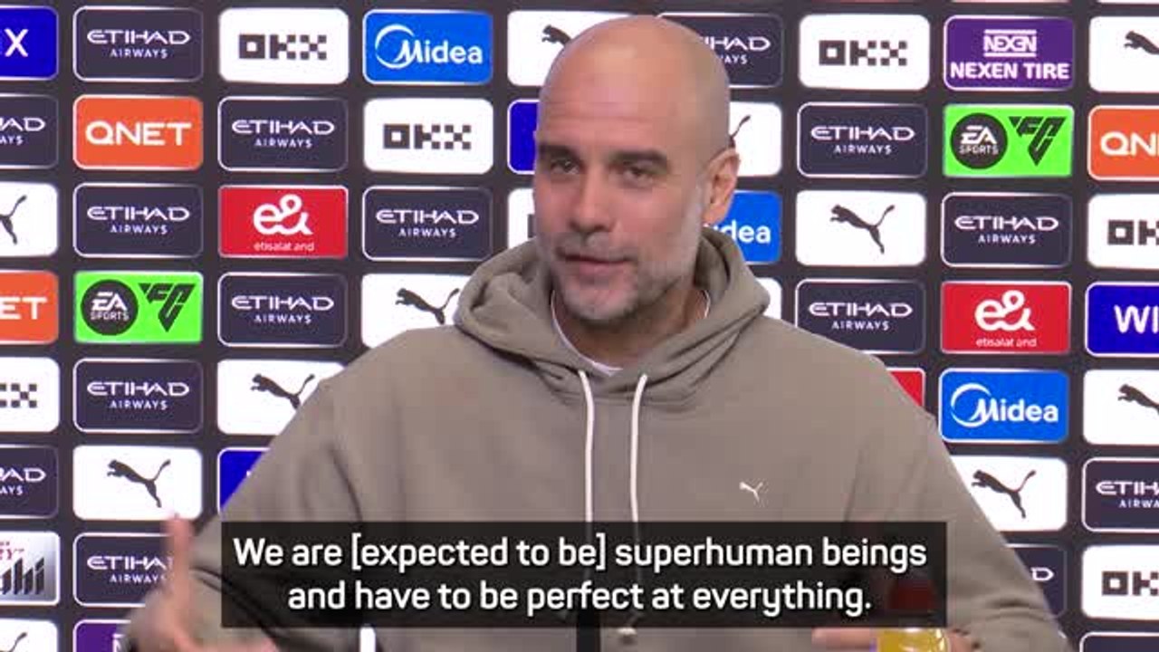 'We're not superhuman' - Pep on Klopp's Liverpool exit
