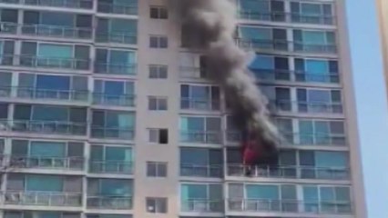 경기 일산동 아파트 10층에서 불...주민 70여 명 대피 / YTN