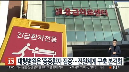 대형병원은 '중증환자 집중'…전원체계 구축 본격화