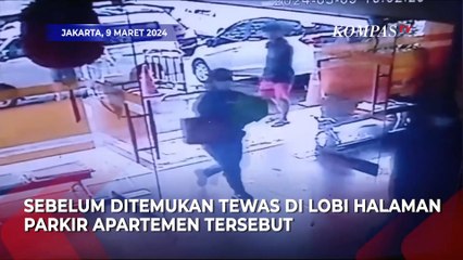 Rekaman CCTV Gerak-Gerik Satu Keluarga Sebelum Ditemukan Tewas di Area Parkir Apartemen di Jakut