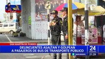 San Martín de Porres: delincuentes suben a bus y asaltan a pasajeros