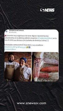 Restaurante salvadoreño entra a la lista de los cincuenta mejores restaurantes de Latinoamérica.