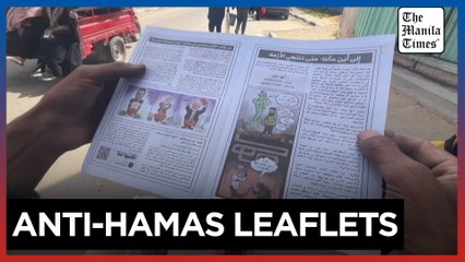 Israel drops anti-Hamas Ramadan leaflets in Rafah