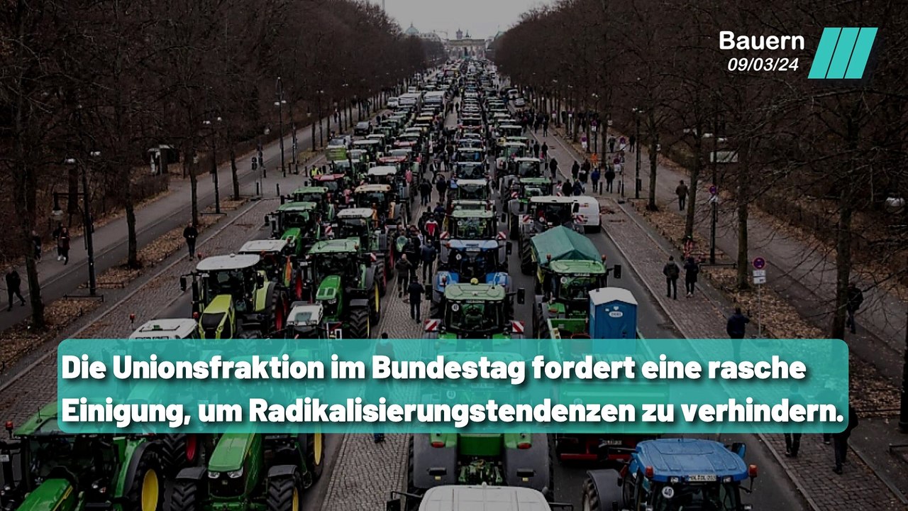 Ampelkoalition sichert Abbau bis 2026 zu: doch Landwirte sind unzufrieden