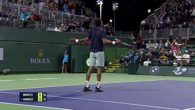 Indian Wells - Monfils sort Hurkacz en assurant le show