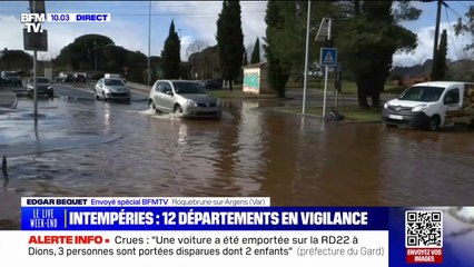 Intempéries dans le Var: un pic de cru attendu aux alentours de 11 heures