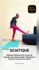 SCIATIQUE, FAIS CECI QUAND TU AS MAL