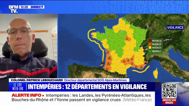 Alpes-Maritimes: le département placé en vigilance orange aux avalanches