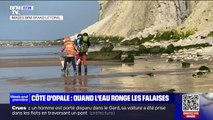 Côte d'Opale: quand l'eau ronge les falaises